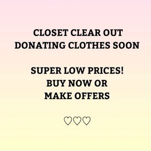 MAKE OFFERS HURRY OR BUNDLE AND SAVE:)